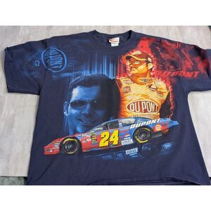 NASCAR Jeff Gordon #24 Chase Authentic Vintage T-Shirt All Over Print 2005 XL